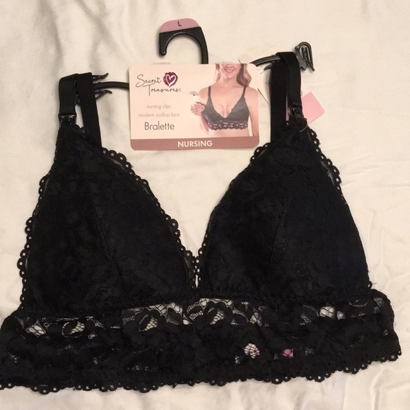 Two nursing bralettes by Secret Treasures, size large. - Picture 2 of 11